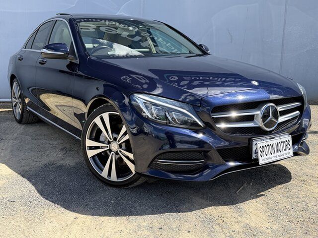 Used Mercedes-Benz C250 205 BlueTEC Hoppers Crossing, 2014 Mercedes-Benz C250 205 BlueTEC Blue 7 Speed Automatic Sedan
