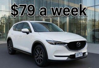 2018 Mazda CX-5 KF4W2A GT SKYACTIV-Drive i-ACTIV AWD White 6 Speed Sports Automatic Wagon.