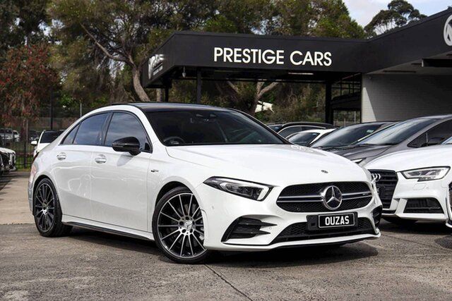 Used Mercedes-Benz A-Class V177 803MY A35 AMG SPEEDSHIFT DCT 4MATIC Balwyn, 2022 Mercedes-Benz A-Class V177 803MY A35 AMG SPEEDSHIFT DCT 4MATIC White 7 Speed
