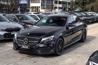 2017 Mercedes-Benz C-Class W205 807+057MY C43 AMG 9G-Tronic 4MATIC Black 9 Speed Sports Automatic