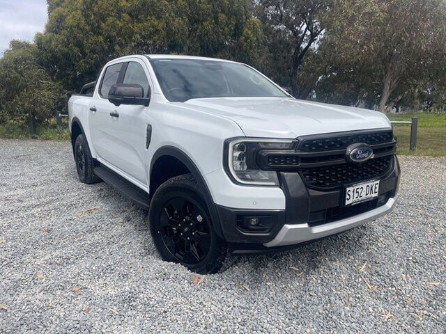 Used Ford Ranger PY 2025.75MY PHEV Pick-up Double Cab MHT Sport St Marys, 2025 Ford Ranger PY 2025.75MY PHEV Pick-up Double Cab MHT Sport White 10 Speed Automatic Double Cab