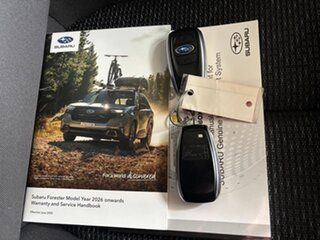 2025 Subaru Forester S6 MY26 Hybrid CVT AWD White 8 Speed Constant Variable Wagon Hybrid