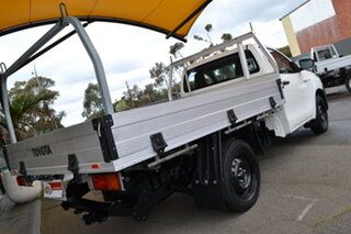 2022 Toyota Hilux TGN121R Workmate 4x2 White 6 Speed Sports Automatic Cab Chassis