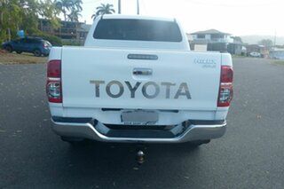2013 Toyota Hilux KUN26R MY12 SR5 Double Cab White 4 Speed Automatic Utility