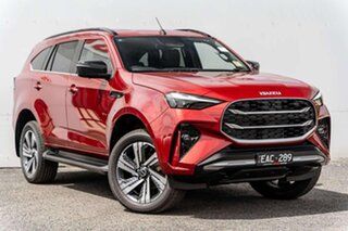 2025 Isuzu MU-X RJ MY25.5 LS-T Rev-Tronic Red 6 Speed Sports Automatic Wagon.
