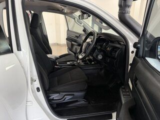 2021 Toyota Hilux GUN126R SR Double Cab White 6 Speed Sports Automatic Cab Chassis