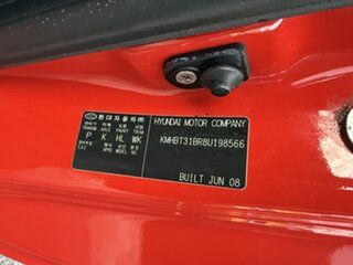 2008 Hyundai Getz TB Upgrade SX Red 4 Speed Automatic Hatchback