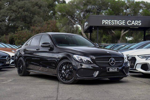 Used Mercedes-Benz C-Class W205 807+057MY C43 AMG 9G-Tronic 4MATIC Balwyn, 2017 Mercedes-Benz C-Class W205 807+057MY C43 AMG 9G-Tronic 4MATIC Black 9 Speed Sports Automatic