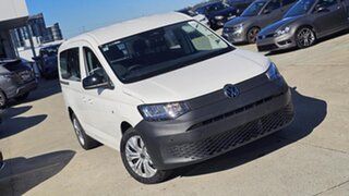 2026 Volkswagen Caddy SKN MY26 TSI220 Cargo Crewvan LWB DSG White 7 Speed