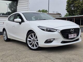 2017 Mazda 3 BN MY17 SP25 GT White 6 Speed Automatic Hatchback.