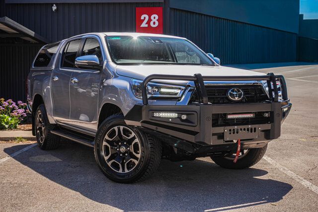 Used Toyota Hilux GUN126R SR5 Double Cab Salisbury Park, 2022 Toyota Hilux GUN126R SR5 Double Cab Silver 6 Speed Sports Automatic Utility