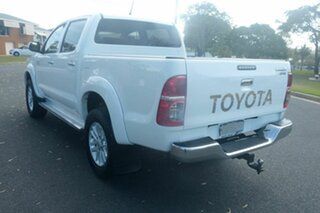 2013 Toyota Hilux KUN26R MY12 SR5 Double Cab White 4 Speed Automatic Utility