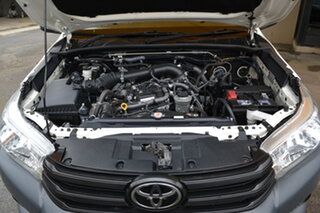 2022 Toyota Hilux TGN121R Workmate 4x2 White 6 Speed Sports Automatic Cab Chassis
