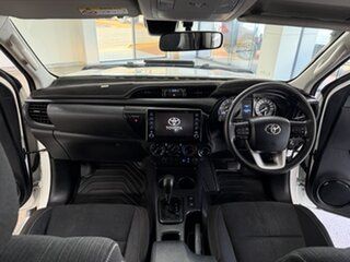 2021 Toyota Hilux GUN126R SR Double Cab White 6 Speed Sports Automatic Cab Chassis