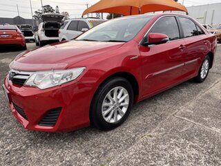 2013 Toyota Camry AVV50R Hybrid H Red 1 Speed Constant Variable Sedan Hybrid