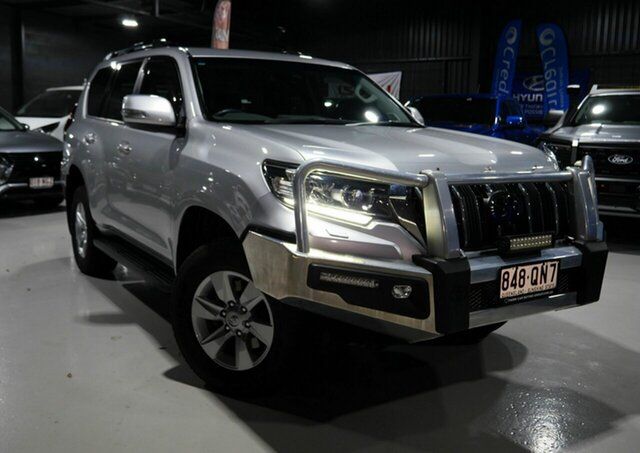 Used Toyota Landcruiser Prado GDJ150R GXL Capalaba, 2018 Toyota Landcruiser Prado GDJ150R GXL Silver 6 Speed Sports Automatic Wagon