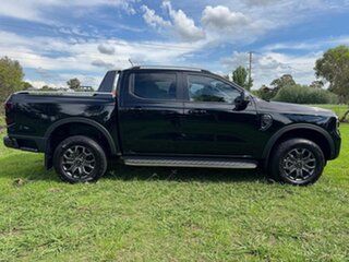 2023 Ford Ranger PY 2024.00MY Wildtrak Black 10 Speed Sports Automatic Dual Cab.