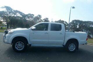 2013 Toyota Hilux KUN26R MY12 SR5 Double Cab White 4 Speed Automatic Utility