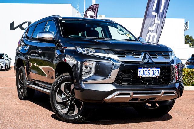 Demo Mitsubishi Pajero Sport QG MY25 GLS (4WD) 7 Seat Rockingham, 2024 Mitsubishi Pajero Sport QG MY25 GLS (4WD) 7 Seat Graphite Grey 8 Speed Automatic Wagon