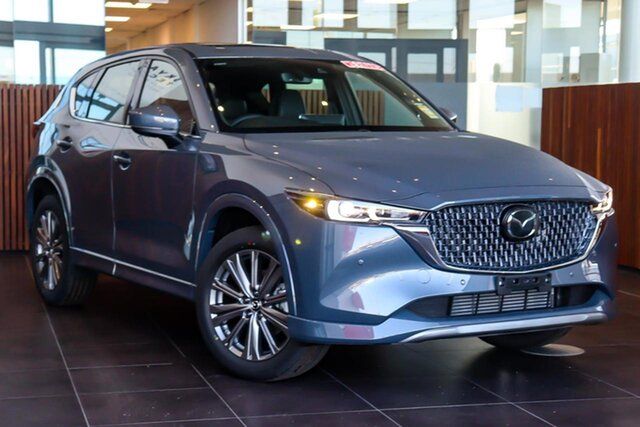 New Mazda CX-5 KF4WLA G35 SKYACTIV-Drive i-ACTIV AWD Akera Osborne Park, 2025 Mazda CX-5 KF4WLA G35 SKYACTIV-Drive i-ACTIV AWD Akera Polymetal Grey 6 Speed Sports Automatic