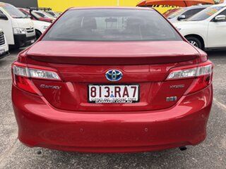 2013 Toyota Camry AVV50R Hybrid H Red 1 Speed Constant Variable Sedan Hybrid