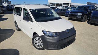 2026 Volkswagen Caddy SKN MY26 TSI220 Cargo Crewvan LWB DSG White 7 Speed