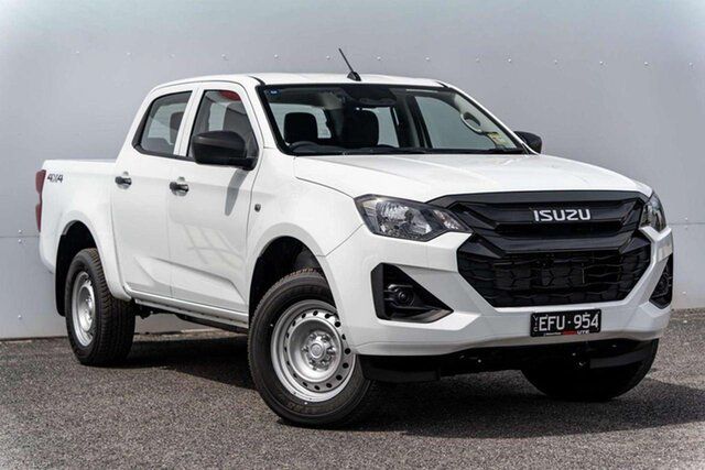 Demo Isuzu D-MAX RG MY25.5 SX Crew Cab Keysborough, 2025 Isuzu D-MAX RG MY25.5 SX Crew Cab White 8 Speed Sports Automatic Utility