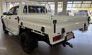 2021 Toyota Hilux GUN126R SR Double Cab White 6 Speed Sports Automatic Cab Chassis