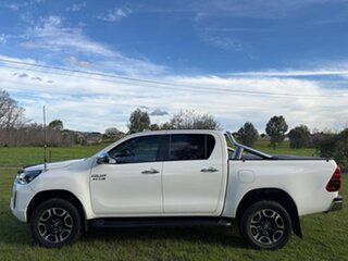 2021 Toyota Hilux GUN126R SR5 Double Cab White 6 Speed Sports Automatic Utility