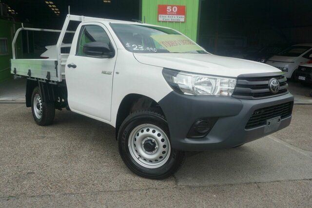 Used Toyota Hilux GUN135R Workmate 4x2 Hi-Rider Slacks Creek, 2021 Toyota Hilux GUN135R Workmate 4x2 Hi-Rider White 6 Speed Manual Cab Chassis