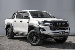 2024 Toyota Hilux GUN126R GR Sport Double Cab White 6 Speed Sports Automatic Utility.