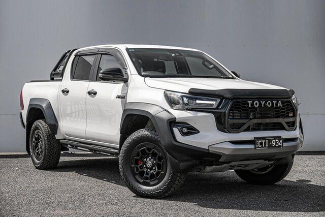 Used Toyota Hilux GUN126R GR Sport Double Cab Keysborough, 2024 Toyota Hilux GUN126R GR Sport Double Cab White 6 Speed Sports Automatic Utility