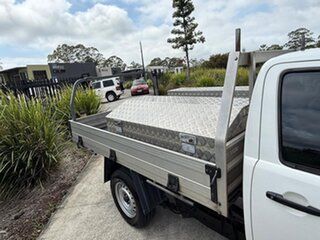 2013 Toyota Hilux TGN16R MY12 Workmate 4x2 White 4 Speed Automatic Cab Chassis
