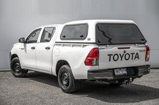 2022 Toyota Hilux TGN121R Workmate Double Cab 4x2 White 6 Speed Sports Automatic Utility