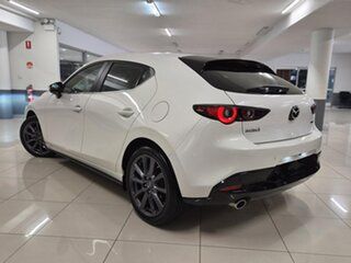 2024 Mazda 3 BP2H7A G20 SKYACTIV-Drive Evolve White 6 Speed Sports Automatic Hatchback.
