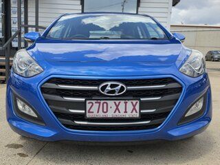 2016 Hyundai i30 GD4 Series II MY17 Active X Blue 6 Speed Sports Automatic Hatchback.