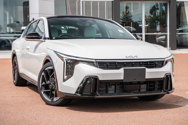 New Kia K4 CL4m MY26 GT-Line Clarkson, 2026 Kia K4 CL4m MY26 GT-Line Snow White Pearl 8 Speed Sports Automatic Sedan