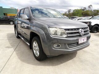 2015 Volkswagen Amarok 2H MY16 TDI420 4Motion Perm Highline Grey 8 Speed Automatic Utility.