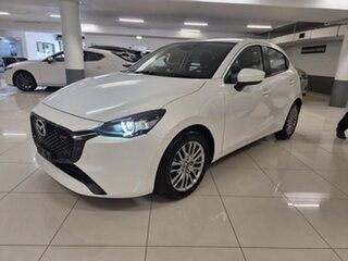 2024 Mazda 2 DJ2HAA G15 SKYACTIV-Drive Evolve White 6 Speed Sports Automatic Hatchback