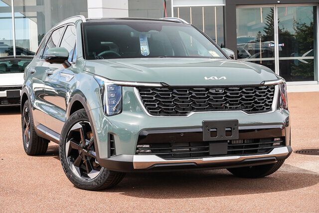 New Kia Sorento MQ4 PE MY27 HEV AWD GT-Line Clarkson, 2026 Kia Sorento MQ4 PE MY27 HEV AWD GT-Line Cityscape Green 6 Speed Sports Automatic Wagon Hybrid