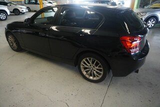 2014 BMW 1 Series F20 MY0713 118i Steptronic Black 8 Speed Sports Automatic Hatchback