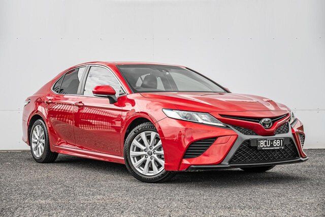 Used Toyota Camry ASV70R Ascent Sport Keysborough, 2019 Toyota Camry ASV70R Ascent Sport Red 6 Speed Sports Automatic Sedan