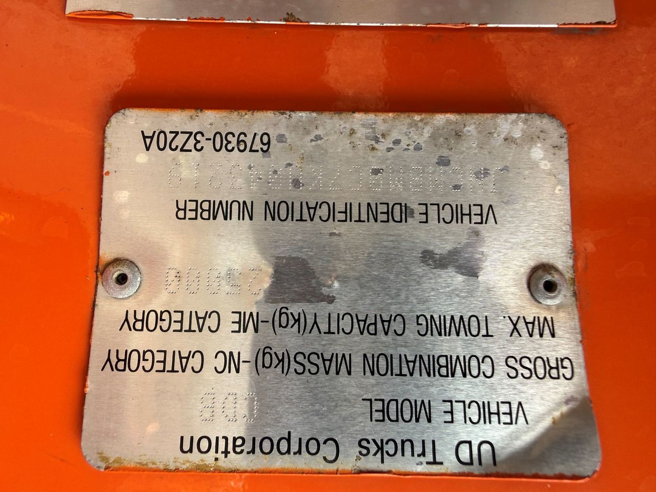 2019 UD Quon CD 25-360 Orange Pantech 7.7l 6x2 image 26
