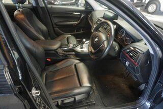 2014 BMW 1 Series F20 MY0713 118i Steptronic Black 8 Speed Sports Automatic Hatchback.