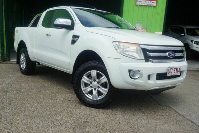 Used Ford Ranger PX XLT Super Cab Slacks Creek, 2015 Ford Ranger PX XLT Super Cab White 6 Speed Manual Utility