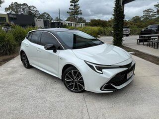 2025 Toyota Corolla ZWE219R ZR E-CVT Hybrid White 1 Speed Constant Variable Hatchback Hybrid.