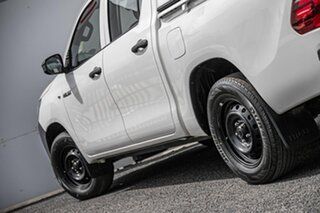 2022 Toyota Hilux TGN121R Workmate Double Cab 4x2 White 6 Speed Sports Automatic Utility
