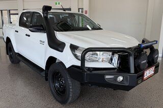 2020 Toyota Hilux GUN136R SR Double Cab 4x2 Hi-Rider White 6 Speed Sports Automatic Utility.