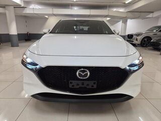 2024 Mazda 3 BP2H7A G20 SKYACTIV-Drive Evolve White 6 Speed Sports Automatic Hatchback