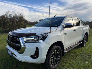 2021 Toyota Hilux GUN126R SR5 Double Cab White 6 Speed Sports Automatic Utility